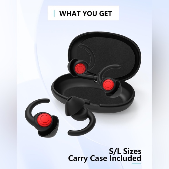 Ear Plugs Reusable Noise Reduction Hearing Protection Work Concerts Travel Sleep - Picture 6 of 8